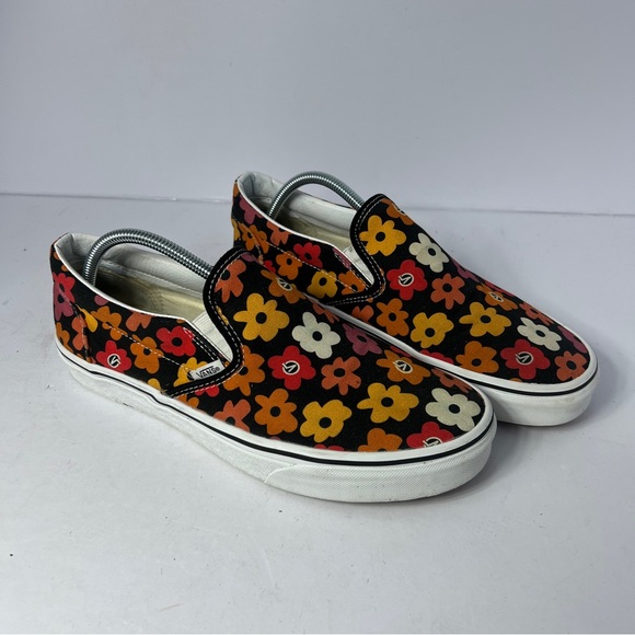 Vans Classic Slip On Floral Low Flower Sneaker Old Skool Skateboard Men’s Sz 10 - Picture 4 of 10